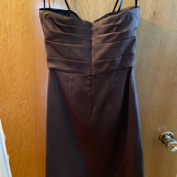 BCBG brown strapless dress - Picture 2 of 5